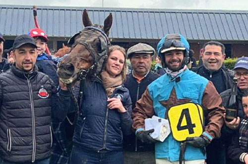 Jordy Weiss, une 1ère victoire sur le ring hippique